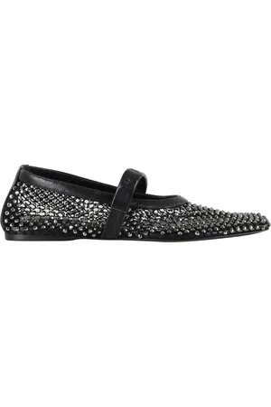 Marni Buty, Kobieta, Czarny, 38 EU, Czarne Baletki Mary Jane z siateczki