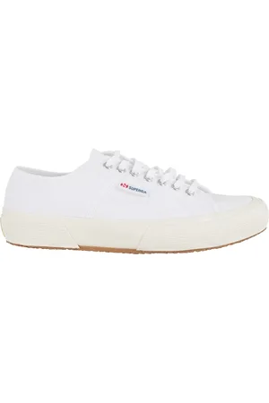 Superga Buty, Mężczyzna, Biały, 44 EU, Białe tenisówki z logo
