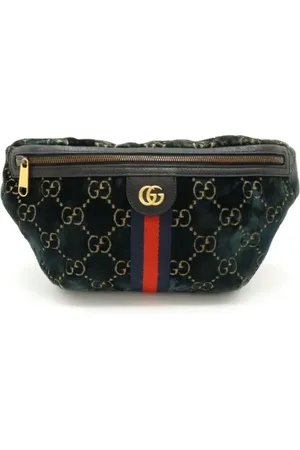 Gucci Pre-owned, Kobieta, Zielony, ONE SIZE, Skóra, Pre-owned Canvas gucci-bags