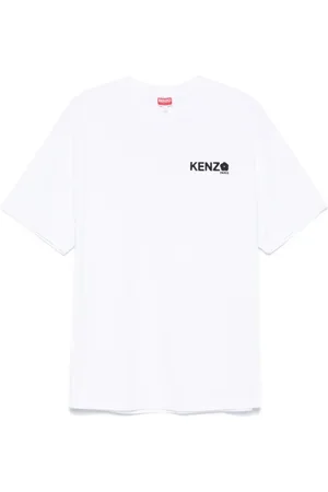 Kenzo Koszulki, Mężczyzna, Biały, S, Białe T-shirty i Pola