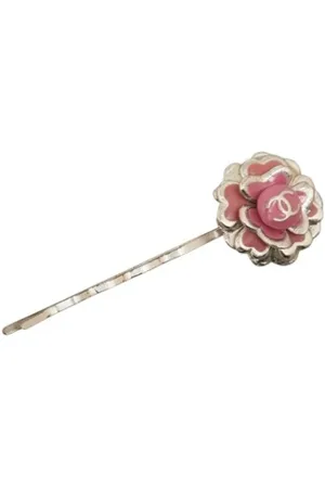 CHANEL Pre-owned, Kobieta, Różowy, ONE SIZE, Pre-owned Metal hair-accessories
