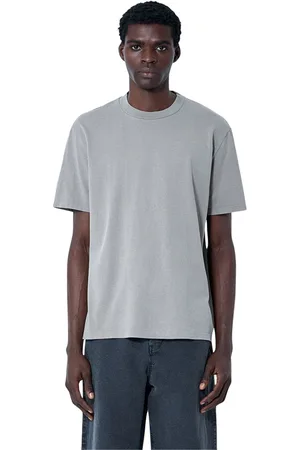 OUR LEGACY Koszulki, Mężczyzna, Szary, M, Bawełniany T-shirt z dekoltem w serek