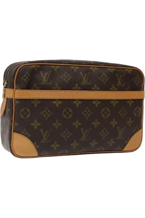 LOUIS VUITTON Pre-owned, Kobieta, brązowy, ONE SIZE, Skóra, Pre-owned Canvas clutches