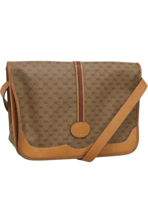 Gucci Pre-owned, Kobieta, Beżowy, ONE SIZE, Skóra, Pre-owned Leather gucci-bags