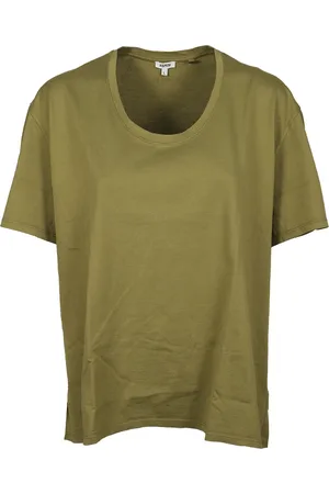 Aspesi Koszulki, Kobieta, Zielony, L, Miękki Zielony T-shirt Wojskowy