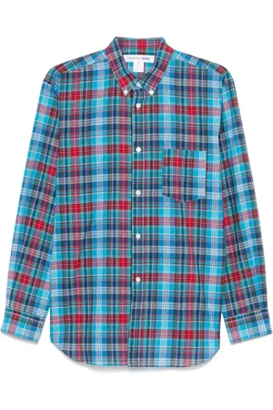 Comme des Garçons Koszule, Mężczyzna, Wielobarwność, L, Koszula Multi Colour z Kieszenią na Piersi