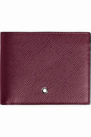 Montblanc Akcesoria, Mężczyzna, Czerwony, ONE SIZE, Portfel Sartorial w Kolorze Cassis