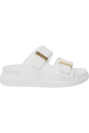 Alexander McQueen Buty, Kobieta, Biały, 38 1/2 EU, Białe Gumowe Buty Damskie