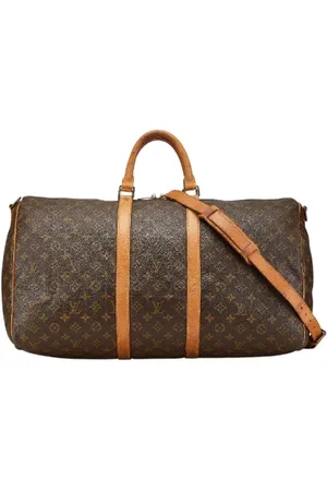 LOUIS VUITTON Pre-owned, unisex, brązowy, ONE SIZE, Skóra, Pre-owned Canvas travel-bags