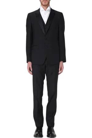 Dolce & Gabbana Garnitury, Mężczyzna, Czarny, L, Klasyczny Czarny Garnitur Formalny