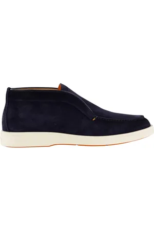 santoni Buty, Mężczyzna, Niebieski, 40 1/2 EU, Klasyczne czarne mokasyny