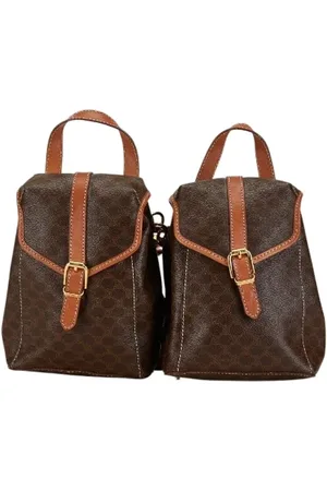 Céline Pre-owned, Kobieta, brązowy, ONE SIZE, Pre-owned Canvas backpacks