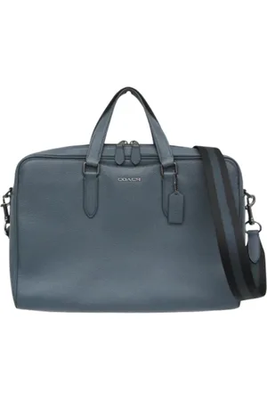 Coach Pre-owned, Kobieta, Niebieski, ONE SIZE, Skóra, Pre-owned Skórzane torebki