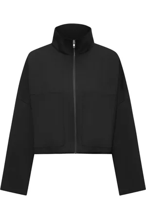 Drykorn Kurtki, Kobieta, Czarny, M, Oversized Kurtka z Długim Rękawem H-Line
