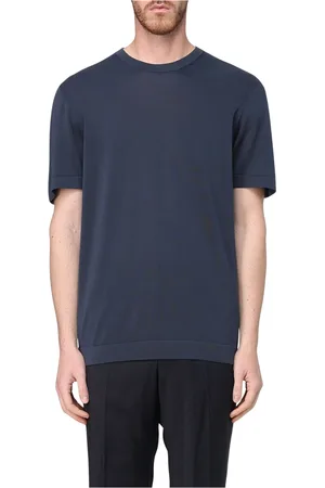 DRUMOHR Koszulki, Mężczyzna, Niebieski, XL, Frosted T-shirt dla mężczyzn