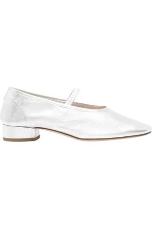 Aeyde Buty, Kobieta, Szary, 37 EU, Czarne Skórzane Buty Mary Jane
