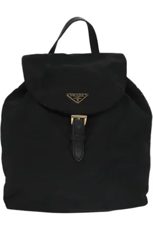 Prada Pre-owned, Kobieta, Czarny, ONE SIZE, Nylon, Pre-owned Nylon backpacks