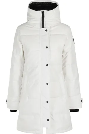 Canada Goose Płaszcze, Kobieta, Biały, S, Kurtka Parka na Zimę