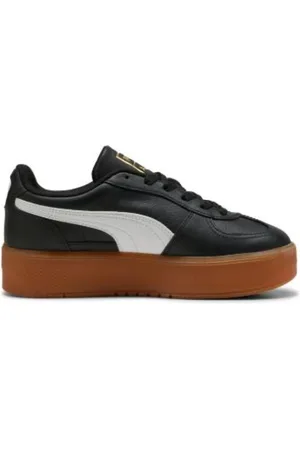 PUMA Buty, Mężczyzna, Czarny, 36 EU, Elevata LTH Damskie Czarne Gumowe Sneakersy