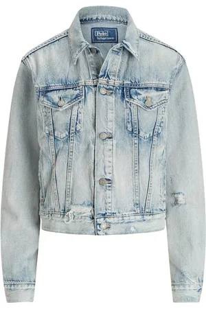 Ralph Lauren Kurtki, Kobieta, Niebieski, S, Niebieska jeansowa kurtka