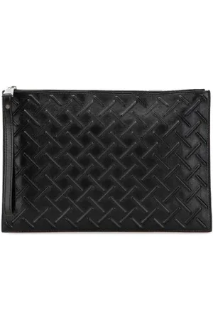 Bottega Veneta Pre-owned, Mężczyzna, Czarny, ONE SIZE, Skóra, Pre-owned Leather clutches