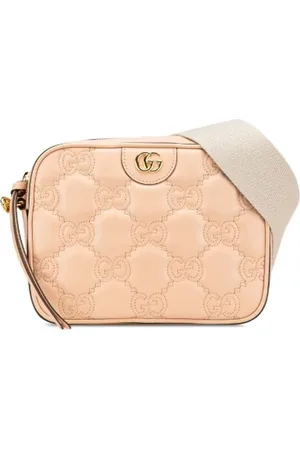 Gucci Pre-owned, Kobieta, Beżowy, ONE SIZE, Skóra, Pre-owned Leather crossbody-bags
