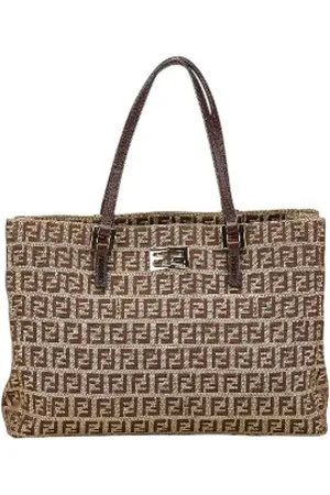 Fendi Pre-owned, Kobieta, brązowy, ONE SIZE, Pre-owned Canvas fendi-bags