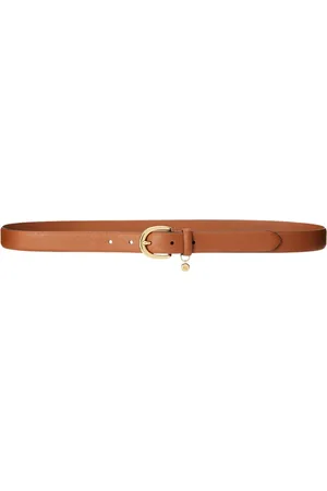 Ralph Lauren Akcesoria, Kobieta, brązowy, L, Brązowy pasek z przywieszką