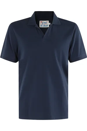 MC2 SAINT BARTH Koszulki, Mężczyzna, Niebieski, XL, Jersey Polo Shirt
