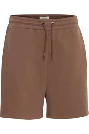 Blend Szorty, Mężczyzna, brązowy, L, Len, Spodenki Slim Fit Bermuda