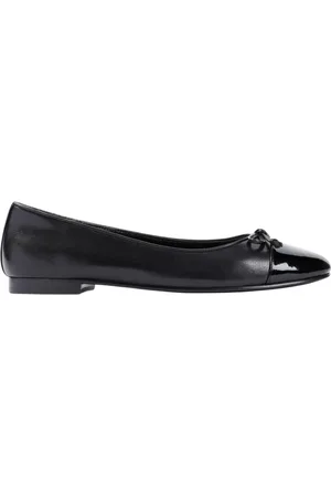 Tory Burch Buty, Kobieta, Czarny, 36 EU, Klasyczne Czarne Baletki