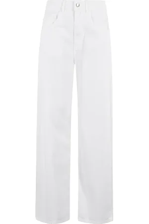 Icon Denim Spodnie, Kobieta, Biały, W30, Denim, Białe Jeansyy Poppy Regular Fit