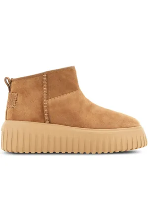 Hogan Buty, Kobieta, Beżowy, 40 EU, Beżowe Buty na Stylowe Outfity