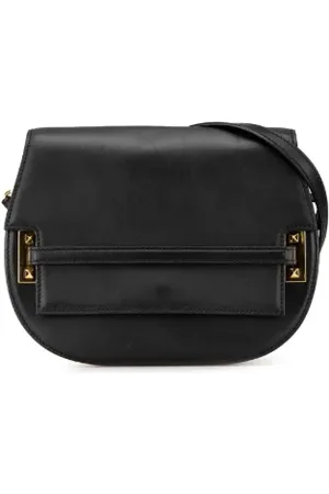 VALENTINO Pre-owned, Kobieta, Czarny, ONE SIZE, Skóra, Pre-owned skórzane torby na ramię