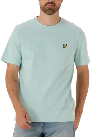 Lyle & Scott Koszulki, Mężczyzna, Niebieski, L, Męski Plain T-shirt