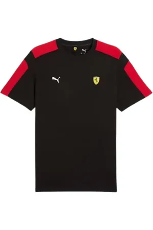 PUMA Koszulki, Mężczyzna, Czarny, M, Kolorowy Scuderia Ferrari Team Tee