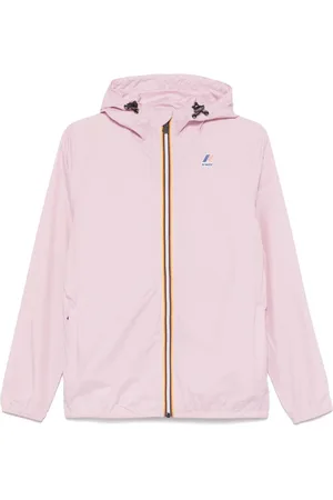 K-Way Kurtki, Kobieta, Różowy, S, Nylon, Stylowa Lekka Różowa Kurtka