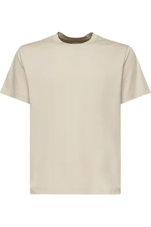 ELEVENTY Koszulki, Mężczyzna, Beżowy, 2XL, Beżowe T-shirty i Pola