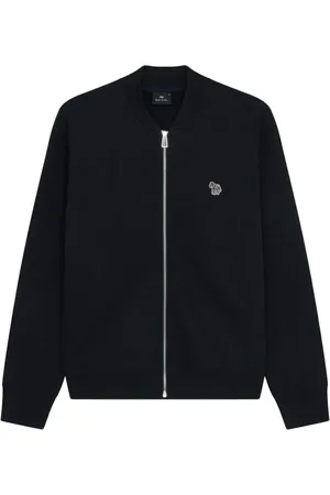 Paul Smith Kurtki, Mężczyzna, Czarny, M, Zebra Zip Sweatshirt
