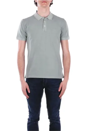 Woolrich Koszulki, Mężczyzna, Zielony, M, Zielone Polo T-shirty i Pola