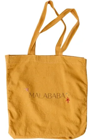 MALABABA Torebki, Kobieta, Pomarańczowy, ONE SIZE, Eko torba z haftem