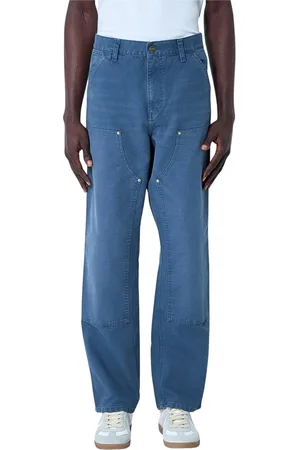 Carhartt Jeansy, Mężczyzna, Niebieski, W28, Dżinsy z Podwójnymi Kolanami