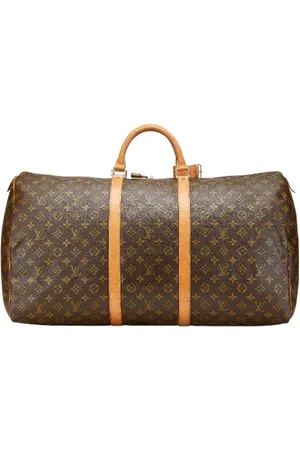LOUIS VUITTON Pre-owned, unisex, brązowy, ONE SIZE, Skóra, Pre-owned Canvas travel-bags