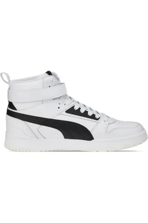 PUMA Buty, Mężczyzna, Biały, 44 1/2 EU, Białe/czarne buty do gry na sznurowadła