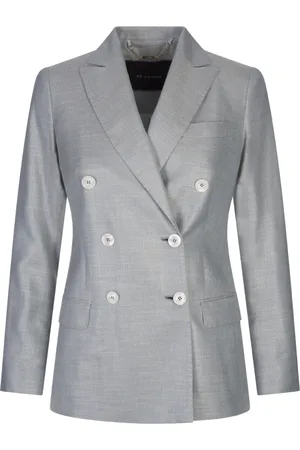 Kiton Kurtki, Kobieta, Szary, S, Jedwabna Wiskoza Szary Elegancki Szalik