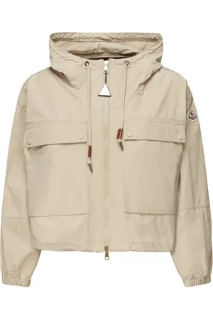 Moncler Kurtki, Kobieta, Beżowy, M, Short Parka Coat