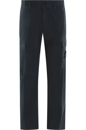 Stone Island Spodnie, Mężczyzna, Niebieski, W30, Spodnie Cargo w Niebieskim