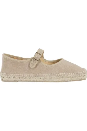 Castaner Buty, Kobieta, Beżowy, 36 EU, Bawełna, Padua Espadryle Piasek Bawełna Styl Mary-Jane