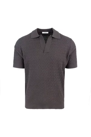 Paolo Pecora Koszulki, Mężczyzna, brązowy, M, Brązowe T-shirty i Pola