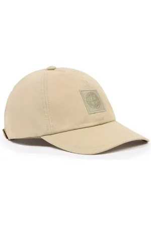 Stone Island Akcesoria, Mężczyzna, Beżowy, ONE SIZE, Czapka Ghost Logo z Beżowej Bawełny